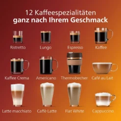 Does Not Apply Philips Series 5400 Kaffeevollautomat – Lattego Milchsystem, 12 Kaffeespezialitäten, Intuitives Display, 4 Benutzerprofile, Chrom (EP5447/90), Chrom / Einzigartig -Kaffeegetränkeladen 01b413f4bcb072e7d4a50850f66a060e