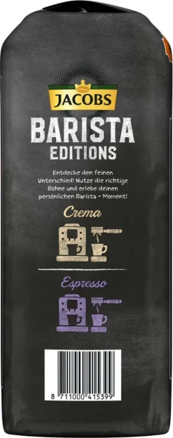 JACOBS Kaffeebohnen Barista Editions Crema Intense 2 X 1kg Ganze Kaffee Bohnen -Kaffeegetränkeladen 028a4712a2d5085cf4d9df4a7c17d6cf 1