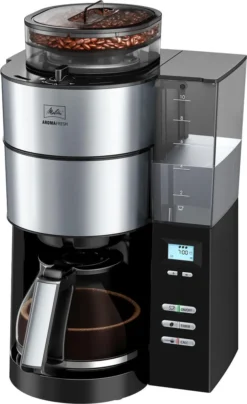 MELITTA 1021-02 Aroma Fresh Kaffeeautomat Mit Timer Und Mahlwerk Schwarz, Farbe:Schwarz -Kaffeegetränkeladen 062def00ca32ea7d48a61dbeba5bfa1b