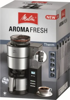 Melitta Aroma Fresh Therm - Kaffeemaschine - Edelstahl/schwarz -Kaffeegetränkeladen 090fbf1039d044ff687c2c31bad5d903