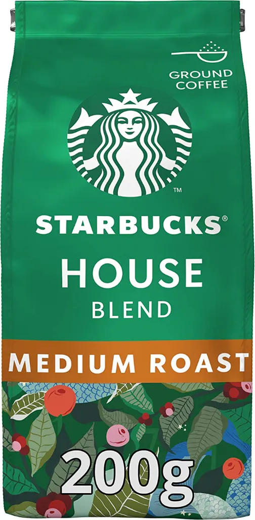Starbucks House Blend Medium Roast Gemahlener Filterkaffee 200g 1 Starbucks House Blend Medium Roast Gemahlener Filterkaffee 200g