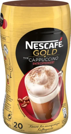 Nescafé® Nescafé Gold Typ Cappuccino Entkoffeiniert | 250g Dose -Kaffeegetränkeladen 0b0f14d017a60c3ddbd7102ef87eca62