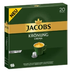 JACOBS Kapseln Krönung Crema 200 Nespresso®* Kompatible Kaffeekapseln 10x20 9 JACOBS Kapseln Krönung Crema 200 Nespresso®* Kompatible Kaffeekapseln 10x20 -Kaffeegetränkeladen 0bdcd61f1ac621724d2abea118d8815f