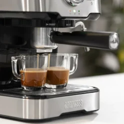 Princess 2 Tassen Espresso- & Kapselmaschine Mit Milchaufschäumer -Kaffeegetränkeladen 0c843bef4a29d5427673cec4b98dd8f7