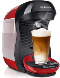 TASSIMO Kaffeekapselmaschine Happy TAS1003, Rot -Kaffeegetränkeladen 0eeb990972515f5d3c0577b58c2c4d03