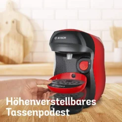 TASSIMO Kaffeekapselmaschine Happy TAS1003, Rot -Kaffeegetränkeladen 10b247b255e2dfaa544ac22ba4399172