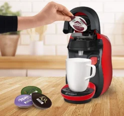 TASSIMO Kaffeekapselmaschine Happy TAS1003, Rot -Kaffeegetränkeladen 124767024fedf87e3fc6559152957e4d