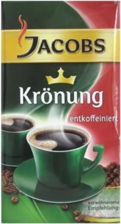 Jacobs Filterkaffee Krönung Entkoffeiniert | Gemahlen | 500g -Kaffeegetränkeladen 1532f5c81045f8abaf4021955b05def2