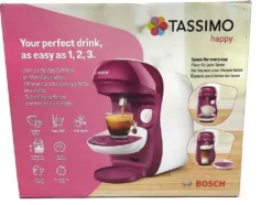 Bosch TASSIMO HAPPY Wild Purple +20 € Gutschein 1400 Watt 0,7 Liter Wassertank -Kaffeegetränkeladen 166a451673e721b2d53cb1b042628ce8