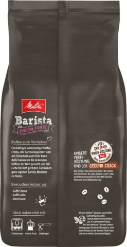 MELITTA Ganze Kaffeebohnen Barista Crema Forte 1100 G Kräftig Und Vollmundig -Kaffeegetränkeladen 17d6a0484c4d243f8a6207930bfa5da1