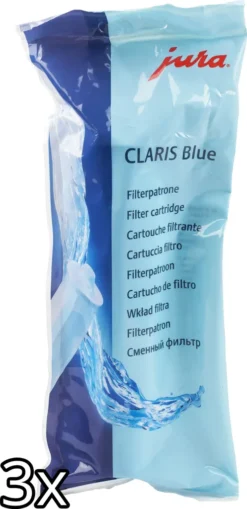 Jura Claris Plus Blue Filterpatrone 3er Pack 23 Jura Claris Plus Blue Filterpatrone 3er Pack -Kaffeegetränkeladen 192a9de5a354b44734f420a5c9648052