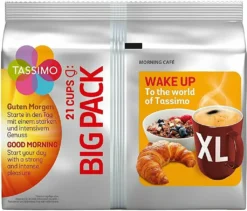 TASSIMO Morning Café XL Big Packs Mix-Paket 3 Sorten 6 Packungen 126 Getränke -Kaffeegetränkeladen 1970c6541a9958814a889ea58807a064 1