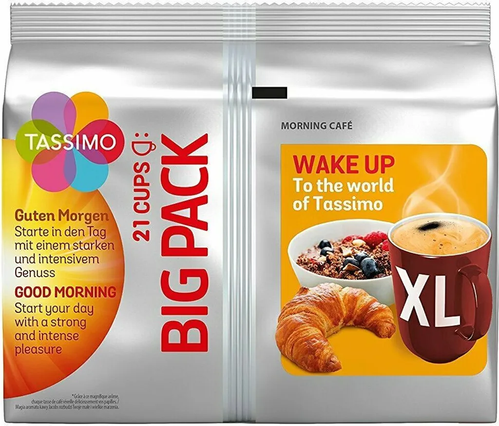 TASSIMO Kapseln Day-Night-Paket 3 Morning Café XL + 3 Café Hag - 111 Getränke 3 TASSIMO Kapseln Day-Night-Paket 3 Morning Café XL + 3 Café Hag - 111 Getränke – Bild 3