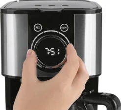 BEEM FRESH-AROMA-SWITCH Filterkaffeemaschine - Thermo Edelstahl 1 L Thermoskanne Bedienrad 24h-Timer 800 W Für 4-8 Tassen Kaffeemaschine Timer -Kaffeegetränkeladen 1a557f2eba7f372efb0843ad74f29256