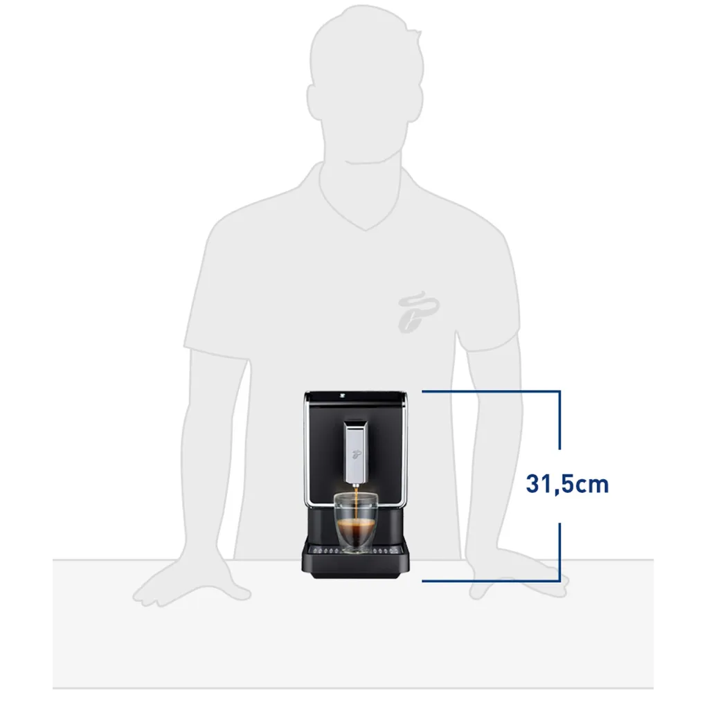 Tchibo Kaffeevollautomat Esperto Pro Mit One Touch Funktion Für Caffè Crema, Espresso, Cappuccino Und Milchschaum, Anthrazit 5 Tchibo Kaffeevollautomat Esperto Pro Mit One Touch Funktion Für Caffè Crema, Espresso, Cappuccino Und Milchschaum, Anthrazit – Bild 5