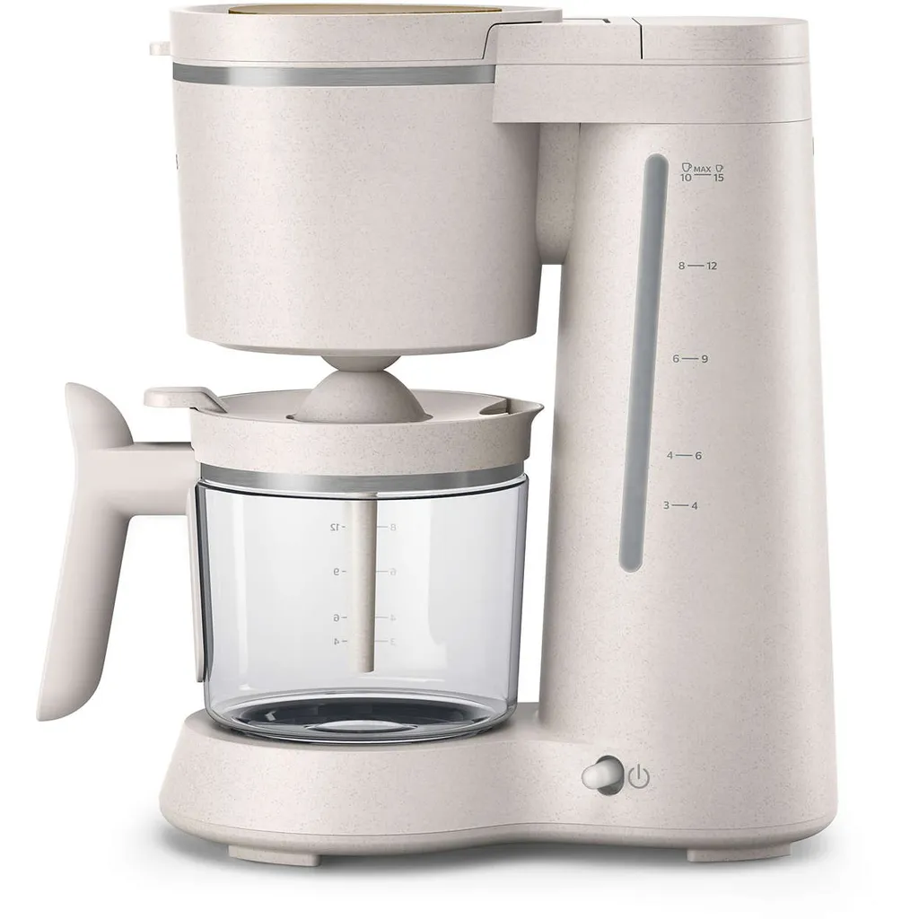Philips Filterkaffeemaschine Conscious Collection Edition Aus 100% Biobasiertem Kunststoff, 1.2 L (HD5120/00) 2 Philips Filterkaffeemaschine Conscious Collection Edition Aus 100% Biobasiertem Kunststoff, 1.2 L (HD5120/00) – Bild 2