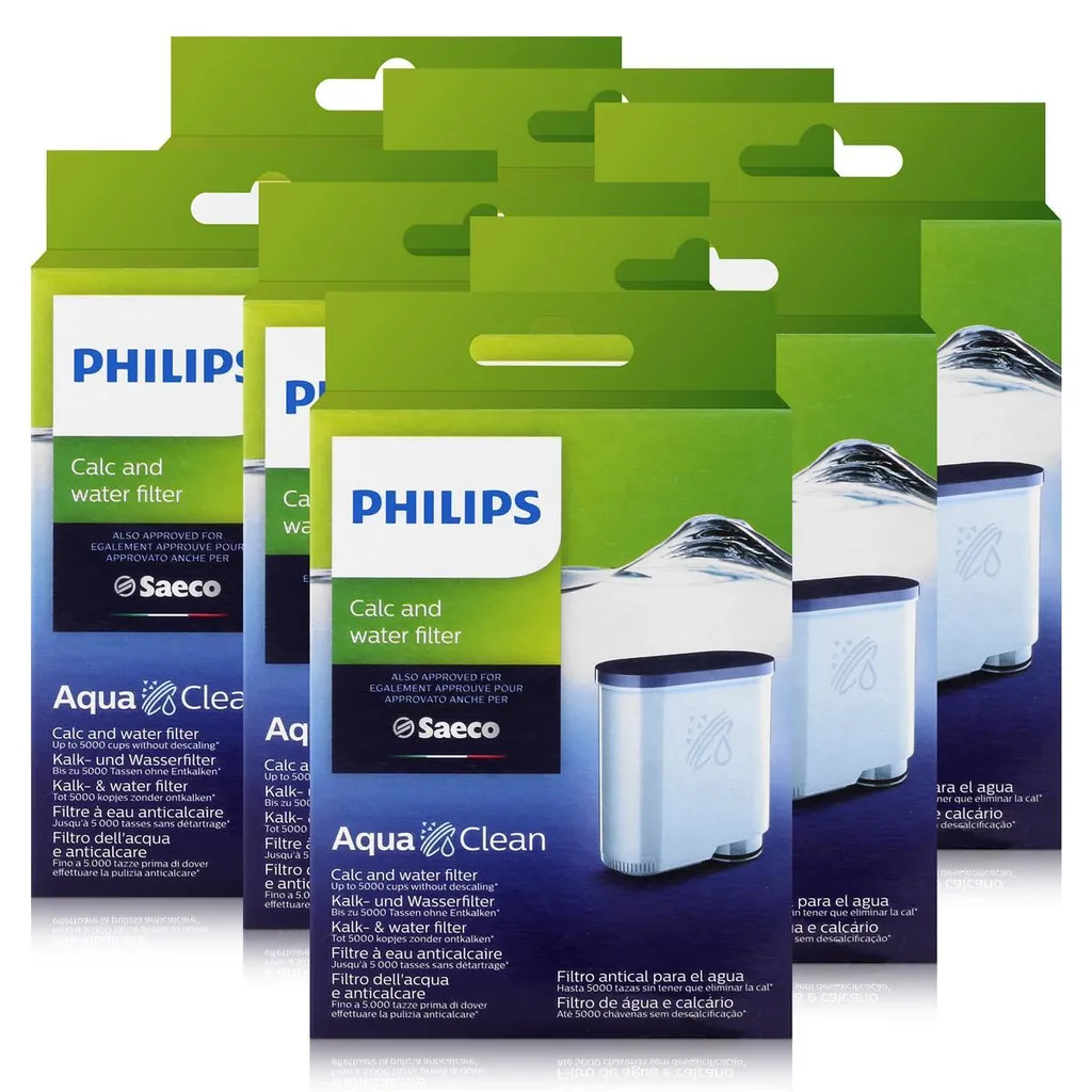 Philips CA6903/10 AquaClean Wasserfilter Für Saeco Philips Automaten (7er Pack) 1 Philips CA6903/10 AquaClean Wasserfilter Für Saeco Philips Automaten (7er Pack)