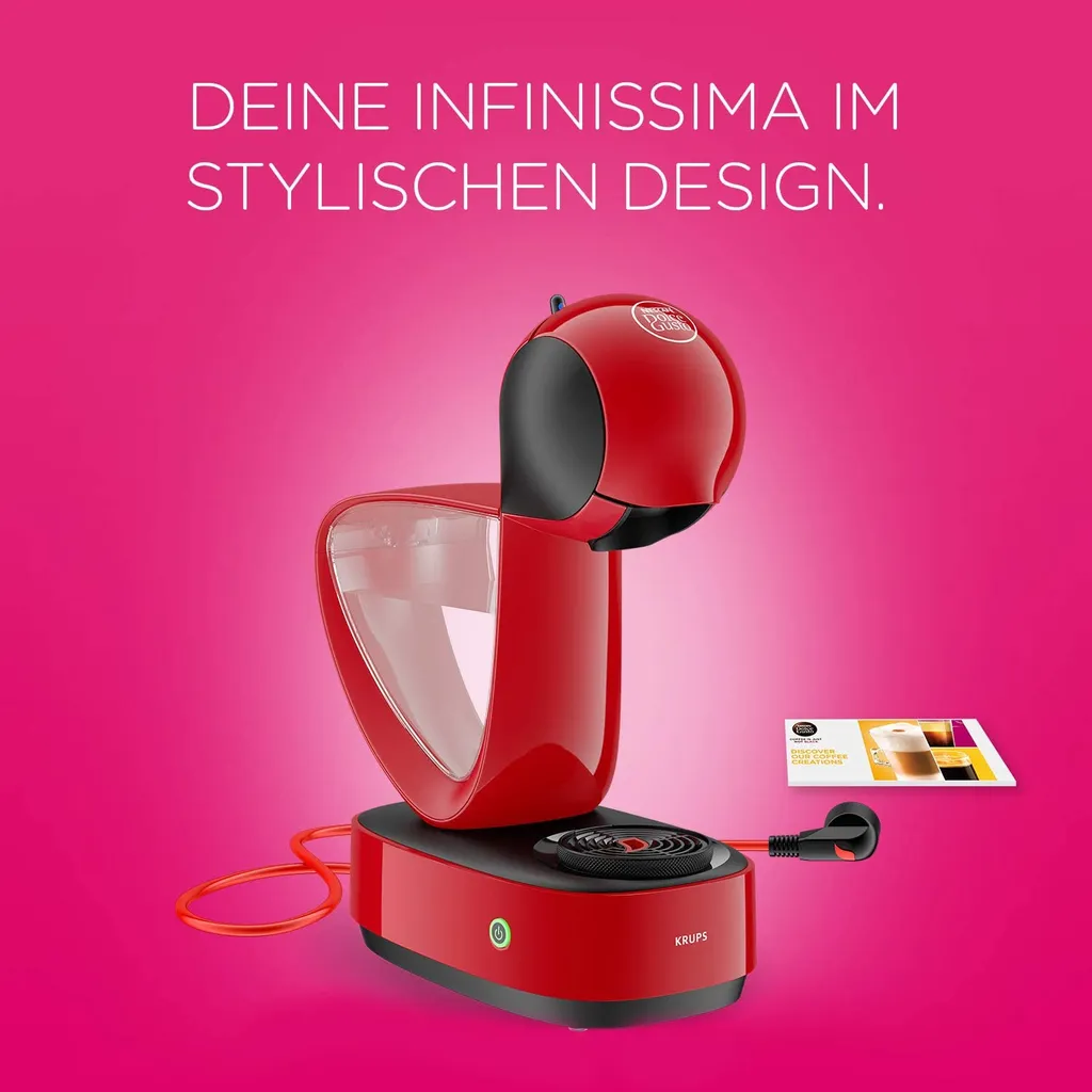 Krups Espressomaschine NESCAFÉ® DOLCE GUSTO® Infinissima KP1708, Rot 10 Krups Espressomaschine NESCAFÉ® DOLCE GUSTO® Infinissima KP1708, Rot – Bild 10
