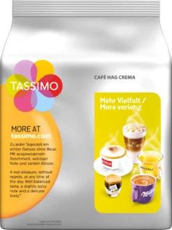 Tassimo Café Hag Crema Entkoffeiniert | 16 T Discs, Kaffeekapseln -Kaffeegetränkeladen 2783577dc743f33024d9a75ef6f8a6ec