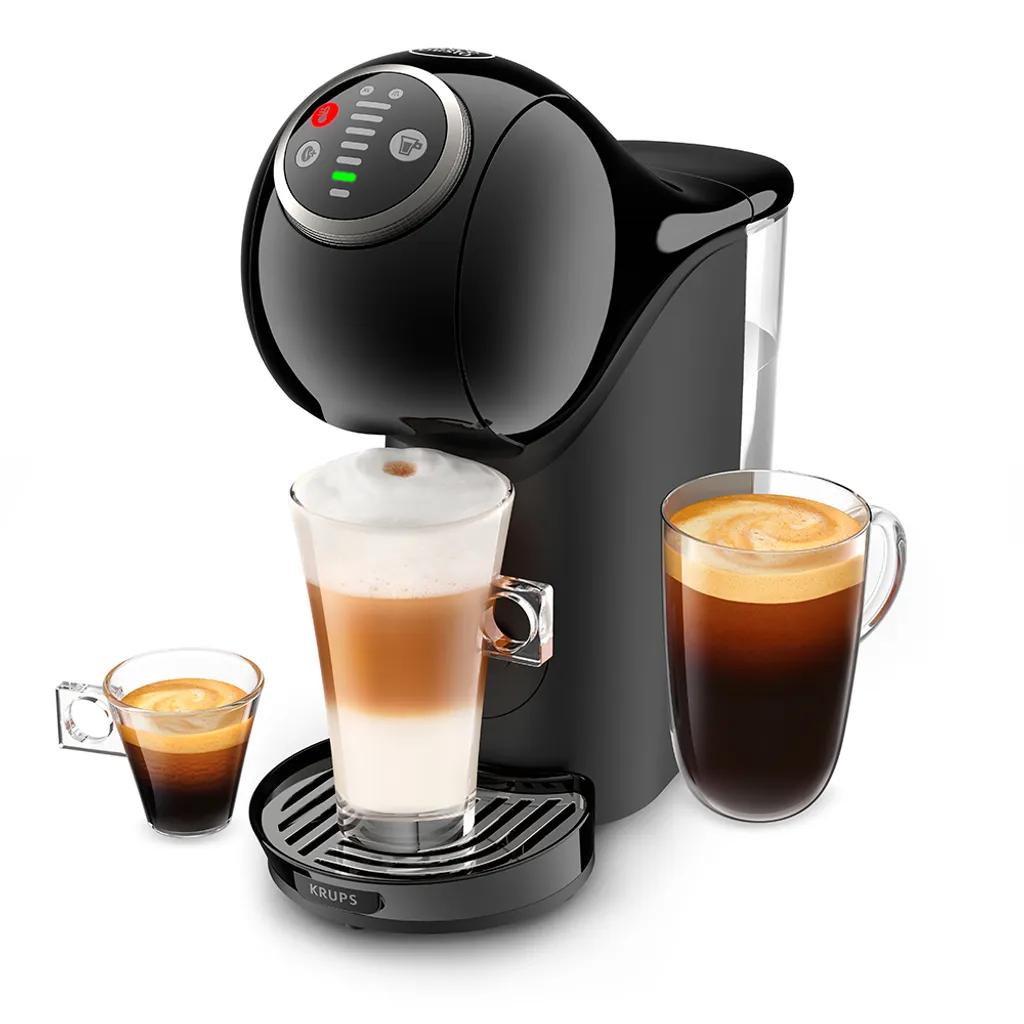 Krups Genio 2 KP340, Espressomaschine, 0,8 L, Kaffeekapsel, 1500 W, Schwarz 1 Krups Genio 2 KP340, Espressomaschine, 0,8 L, Kaffeekapsel, 1500 W, Schwarz
