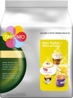 TASSIMO Jacobs Caffè Crema Mild XL 5er Pack T Discs Kaffee Kapseln 5x16 Getränke -Kaffeegetränkeladen 299ea6f719ac0ff84aee7b4c7cad8443