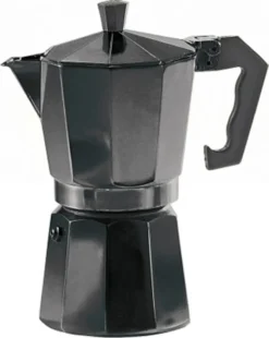 Karl Krüger 502S Italiano Espressokocher Mokkakocher 6 Tassen Schwarz -Kaffeegetränkeladen 2b3c45bff95966afbf6af22e40ecd722