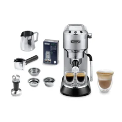 De'Longhi Dedica Arte EC885.M Siebträger-Espressomaschine 15 Bar Milchschaumdüse