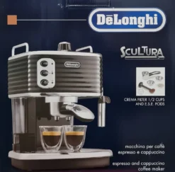 De'Longhi DeLonghi ECZ351BK Scultura Espressomaschine Siebträger Schwarz -Kaffeegetränkeladen 2f3e97bc4cd52b14f47483a4c741d8cd