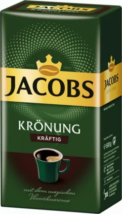 Jacobs Filterkaffee Krönung Kräftig | Gemahlen | 500g -Kaffeegetränkeladen 30d6ab1af42aaaaa01ceffc27888ab3c