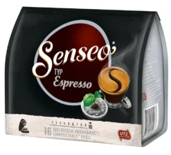 SENSEO Pads Typ Espresso UTZ 5 X 16 Senseopads - 80 Getränke Pads -Kaffeegetränkeladen 324c28f7bec77ad2ff0b3bf00dddef94
