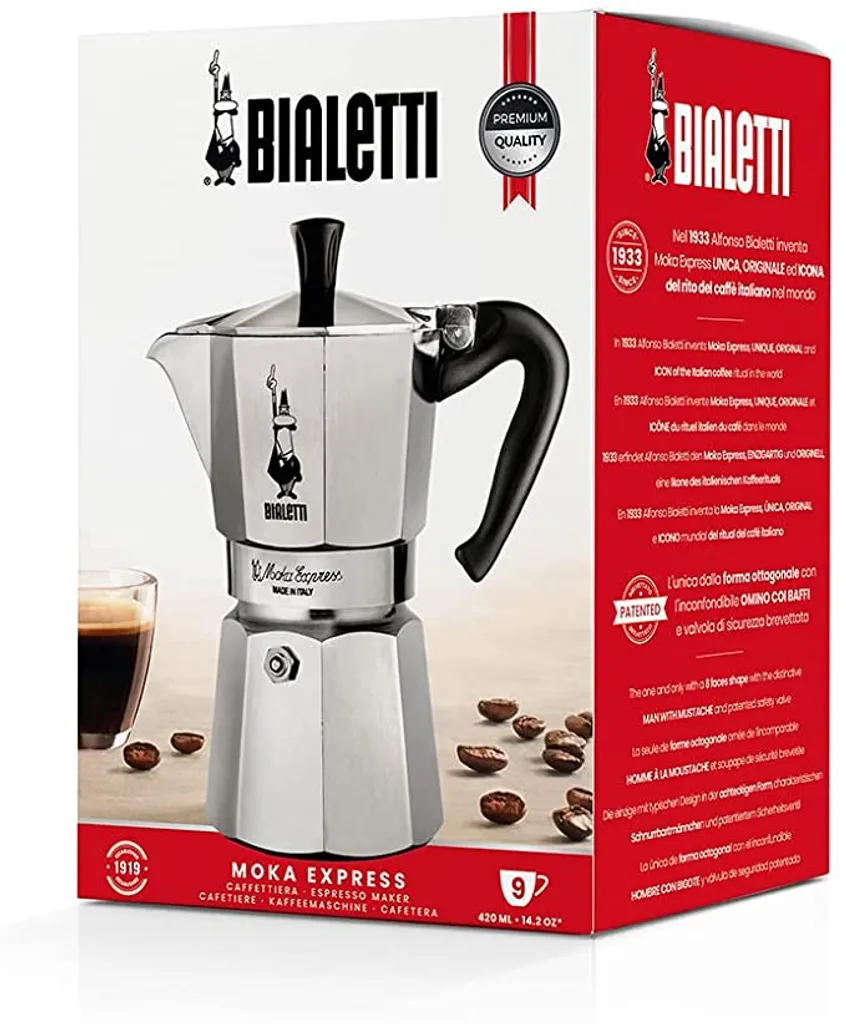 Bialetti Moka Express - 12 Tassen Espressokocher 6 Bialetti Moka Express - 12 Tassen Espressokocher – Bild 6