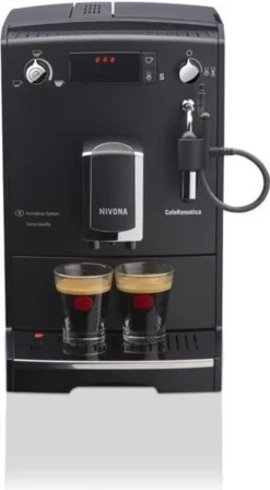 NIVONA NICR 520 CafeRomatica Kaffeevollautomat Schwarz 15 Bar Display ECO-Modus -Kaffeegetränkeladen 3850cef62b6bf19cb91ff05dd195b740