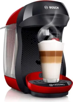 TASSIMO Kaffeekapselmaschine Happy TAS1003, Rot -Kaffeegetränkeladen 3bfe5c993513113552902c8086d0bb50