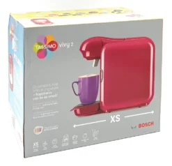 Bosch Tassimo Vivy2 Kapselmaschine TAS1401, Kompaktes Design, Vollautomatisch, Geeignet Für Alle Tassen - Pink -Kaffeegetränkeladen 3d3aa2855ae544c5644d3f4c1bbeb5a4