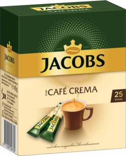 JACOBS Typ Cafe Crema Löslicher Kaffee 12 X 25 Sticks -Kaffeegetränkeladen 3d4a5a413d57f62000054ae409e0a4c9