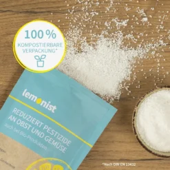 Lemonist Pestizid-Reduzierer - 4er-Set Obst- Und Gemüsereiniger Natron Zitronensäure Salz Granulat Vegan Reduzierung Von Pestiziden - Germany -Kaffeegetränkeladen 40a7079e1a68e39cf5b6a7bab5992e63