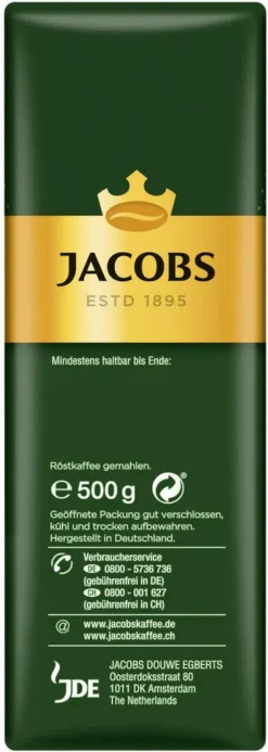 JACOBS Filterkaffee Krönung Mild 6 X 500g Pulver-Kaffee Gemahlen Röstkaffee 3 Kg -Kaffeegetränkeladen 421f7a9f04e031ddbb1be1bf30dc2bd1 1