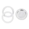Bialetti 800002 Gummidichtung Und Filter 2T, Aluminium, Weiß