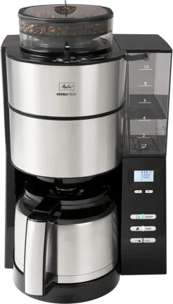 Melitta Aroma Fresh Therm - Kaffeemaschine - Edelstahl/schwarz -Kaffeegetränkeladen 42d449771ddca3e0732354d116600c9d