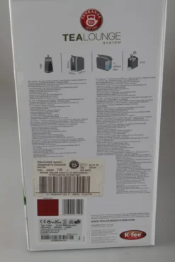 Teekanne Tealounge System Starter-Set Rot Neu -Kaffeegetränkeladen 4398b41e9f54c1f467dde583bac6065c