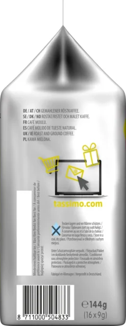 Tassimo Jacobs Caffè Crema Intenso XL | 16 T Discs, Kaffeekapseln 9 Tassimo Jacobs Caffè Crema Intenso XL | 16 T Discs, Kaffeekapseln -Kaffeegetränkeladen 43f8f975ea34df432a880de4b797a4a7