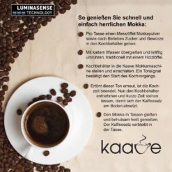 Fakir Kaave Mokkamaschine Easy One Touch Steuerung, 735 W, Silber -Kaffeegetränkeladen 4404cbb02a1156e0ca2fd02b0ddc93c5 1