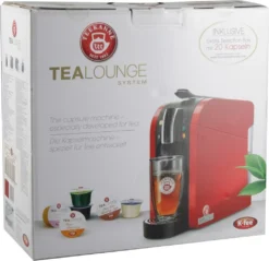 Teekanne Tealounge System Starter-Set Rot Neu -Kaffeegetränkeladen 44bbd96192d14b655a74aa867b8fe048