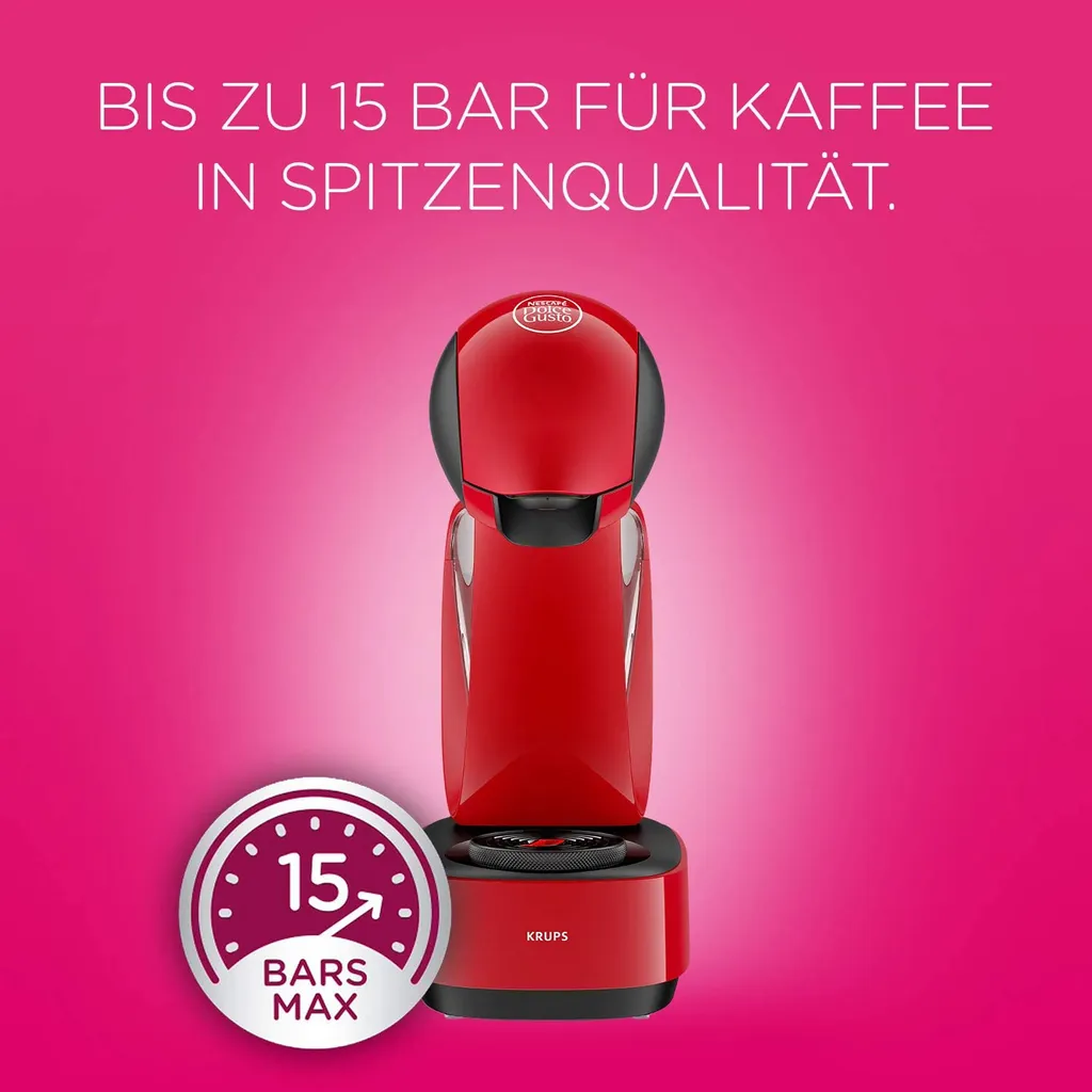 Krups Espressomaschine NESCAFÉ® DOLCE GUSTO® Infinissima KP1708, Rot 6 Krups Espressomaschine NESCAFÉ® DOLCE GUSTO® Infinissima KP1708, Rot – Bild 6