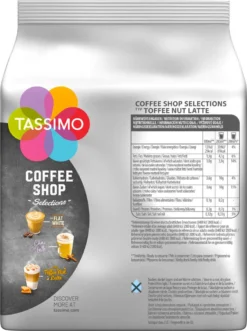 TASSIMO Coffee Shop Selections Toffee Nut Latte T Discs Kapseln 5 X 8 Getränke -Kaffeegetränkeladen 48e2d484d30832cfafb03bf7b1e45da6