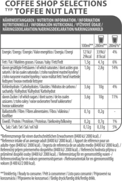 TASSIMO Coffee Shop Selections Toffee Nut Latte T Discs Kapseln 5 X 8 Getränke -Kaffeegetränkeladen 49186934ea3bc124c62f17d3627dd7cc