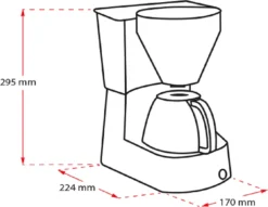 Melitta Easy II 1023-02Kaffeemaschine -Kaffeegetränkeladen 491d5223aaf2a8f277d52830d053bac1