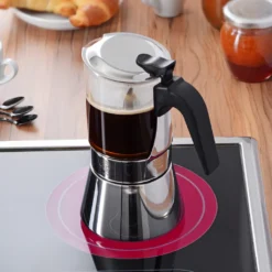 GRÄWE Espressokocher Mit Glaskanne, 9 Tassen -Kaffeegetränkeladen 4a30d54bd6ab30d2ab853225478620df