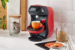 TASSIMO Kaffeekapselmaschine Happy TAS1003, Rot -Kaffeegetränkeladen 4bdc5b980a0289e262070d2874390664