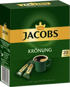 JACOBS Löskaffee Krönung 16 X 20 Sticks Löslicher Kaffee Instantkaffee 320 Getränke 12 JACOBS Löskaffee Krönung 16 X 20 Sticks Löslicher Kaffee Instantkaffee 320 Getränke -Kaffeegetränkeladen 4ce4c67dd85112c9595d8eed20287abf